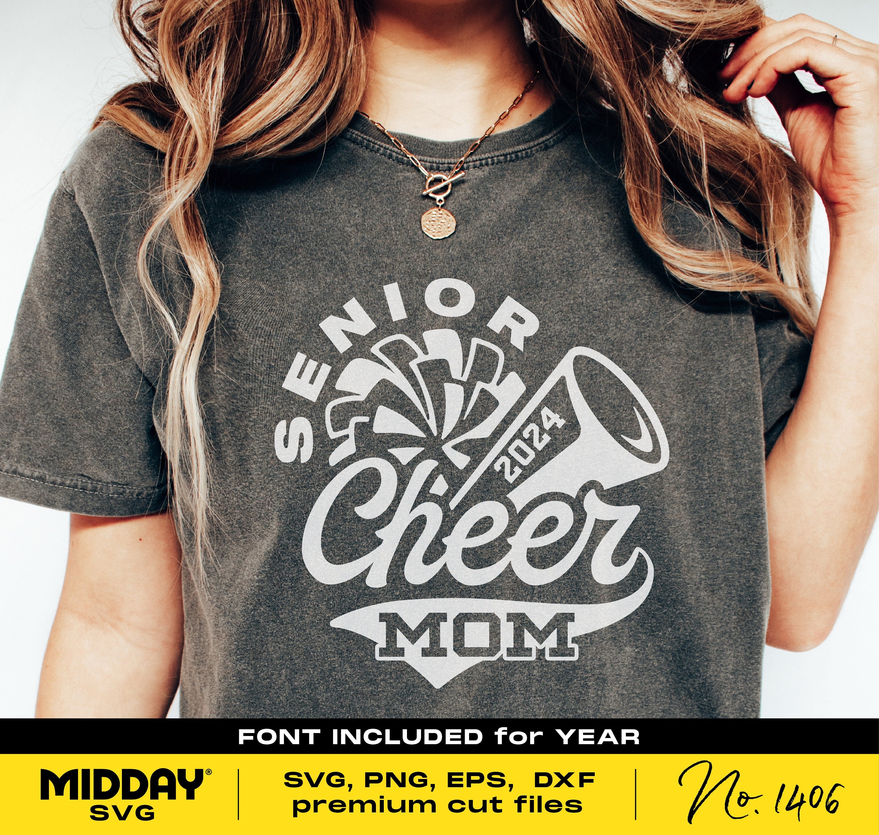 Senior Cheer Mom 2025 Svg, Png Dxf Eps Ai, Cheer Mom Shirt Png, Cricut Cut File, Cheerleader Png, Cheer Mom Png, Class of 2024, Graduation