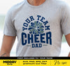 Cheer Dad Svg, Dxf Eps Png, Cheer Dad Shirt, Pom Pom Svg, Pompom, Cheer Cone, Cricut Cut Files, Silhouette, Sublimation, Cheerleader Dad,