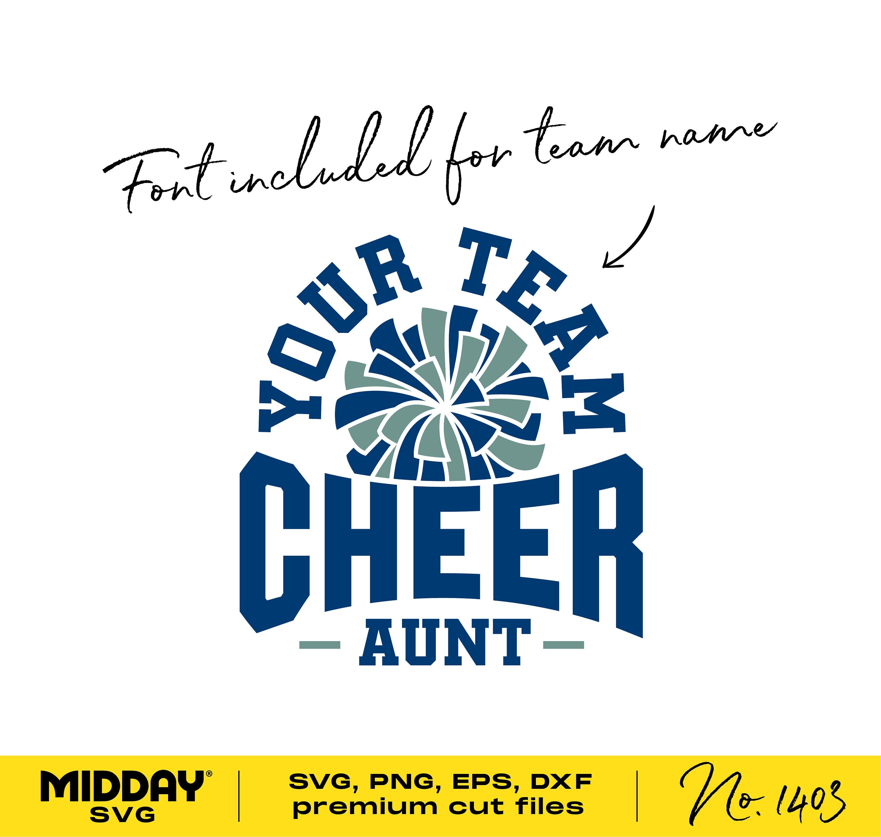 Cheer Aunt Svg Png, Dxf Eps, Cheerleader Aunt Shirt, Cheer Auntie Svg, Pom Pom, Cricut Cut Files, Silhouette, Sublimation, Cheerleading Aunt