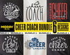 Cheer Coach Svg Bundle, Cheer Coach Bundle Png, Cheer Team Svg, Customizable, Svg for Tumbler, Svg for Cricut, Svg for Shirt, Sublimation