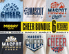 Cheer Bundle 3 Svg, Png Dxf Eps, Cheerleader Bundle, Cheerleading, Cricut Cut Files, Silhouette, Cheer Team Bundle, Cheer Team Shirt Bundle