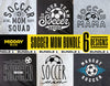 Soccer Mom Svg Bundle, Png Dxf Eps, Soccer Mama Bundle, Svg for Shirts, Soccer Team Templates Bundle, Svg For Cricut, Sublimation