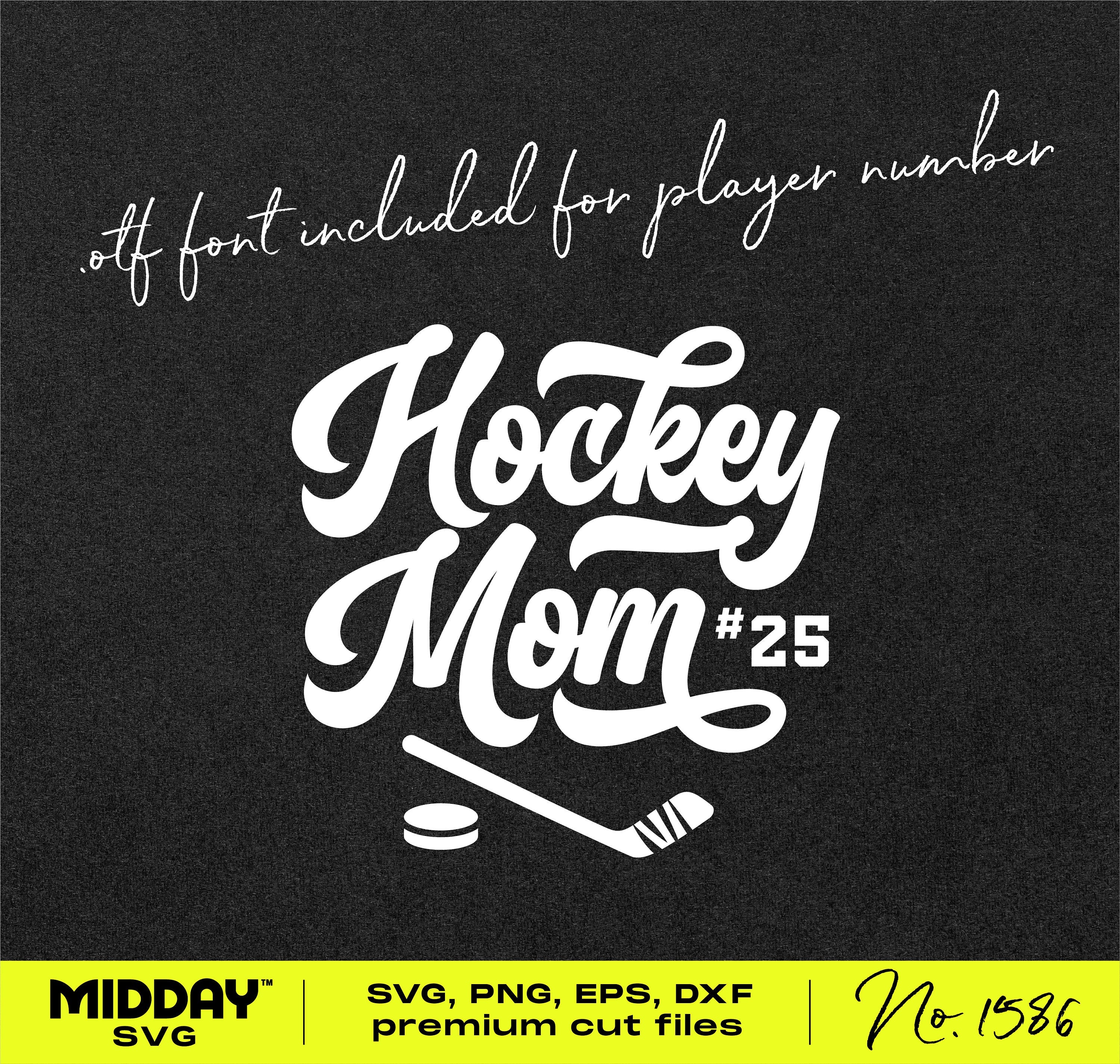 Hockey Mom SVG: Stand out at the rink with this Dazzling Lettering Design