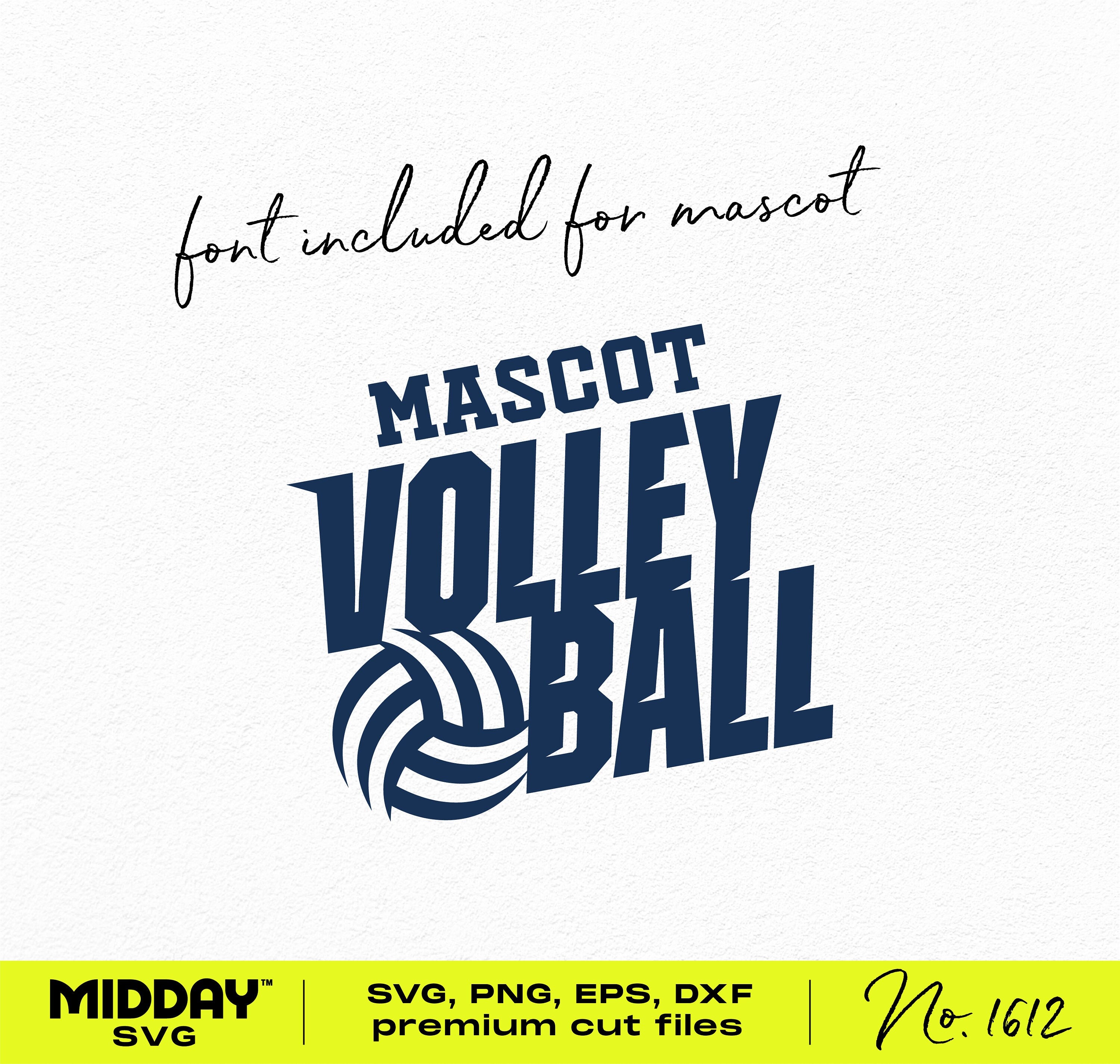 Energetic and Bold Volleyball SVG Design - Perfect for Sports Enthusiasts