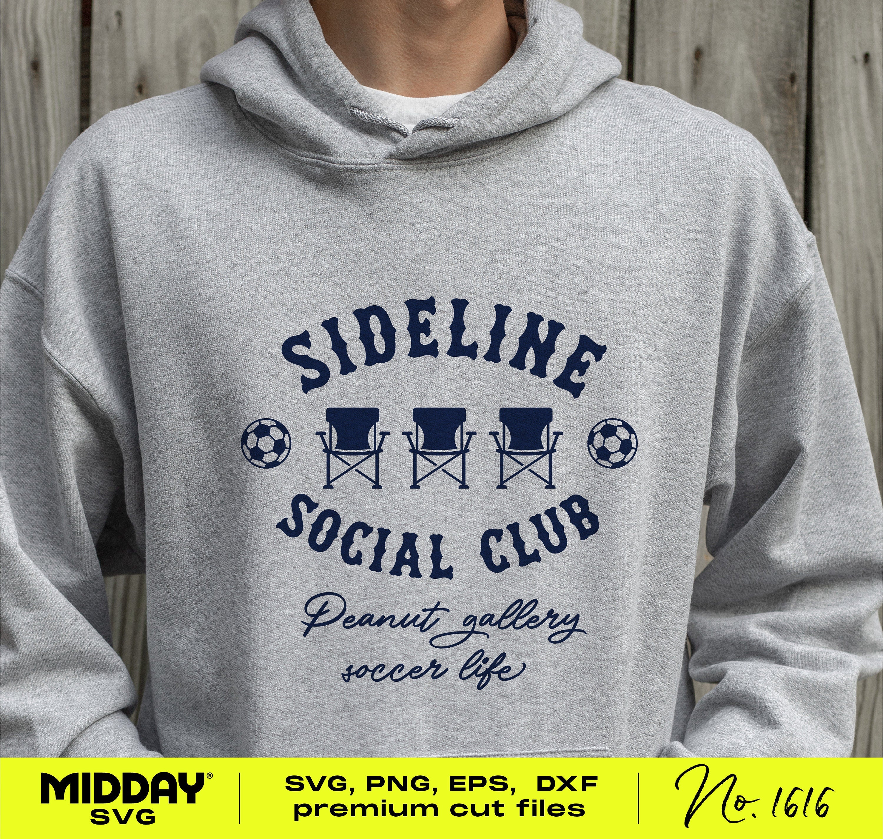 Funny Soccer SVG Design - Sideline Social Club - Perfect for Soccer Enthusiasts!