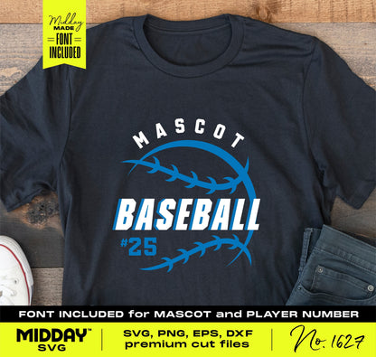 Customizable baseball team jersey template with player number displayed on a black shirt, perfect for creating personalized sports apparel.