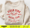 Field Side Social Club Lacrosse SVG PNG | Sports Lover Digital Download