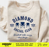 Diamond Social Club Funny Baseball SVG PNG - Hilarious Design for Baseball Fans