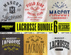 Sporty Team Bundle: Lacrosse SVG, PNG - Customizable for Your Team