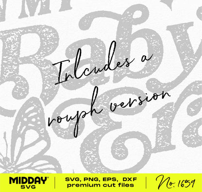 Adorable 'In My Baby Era' SVG & PNG design includes a rough version, featuring premium cut files for crafting cute projects.