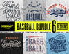 Bold Baseball Template SVG Bundle V10 - Instant Download for DIY Crafts