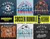 Soccer Svg Png Bundle V3: DIY Digital Download Templates for Your Favorite Teams