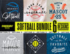 Ultimate Softball SVG PNG Bundle Vol. 3- Instant Download