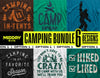 Camping SVG, PNG Bundle: Outdoor Adventure Files