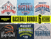 Bold Baseball Template SVG Bundle V7 - Instant Download for DIY Crafts