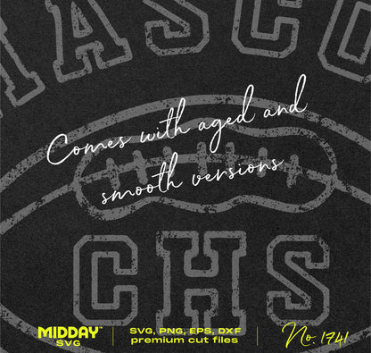 Football SVG bundle featuring aged and smooth designs for crafting personalized team apparel and decor.