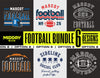 Football Svg Png Bundle V8: Customize your football team Shirts, Football Team Bundle, Svg Cut File, Football Player Design