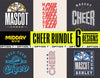 Cheer Bundle 7 Svg, Png Dxf Eps, Cheerleader Bundle, Cheerleading, Cricut Cut Files, Silhouette, Cheer Team Bundle, Cheer Team Shirt Bundle