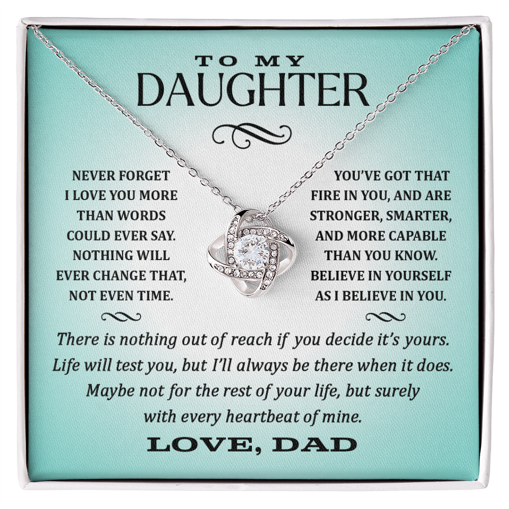 Dad to Daughter, Every Heartbeat.