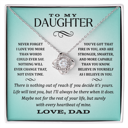 Dad to Daughter, Every Heartbeat.