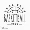 Basketball Team Template, Svg Png Dxf Eps, Basketball Team Shirt Design, #1027